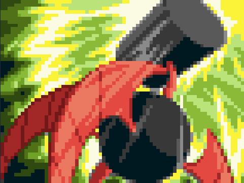 流星のロックマン2 ハンマーウェポン１