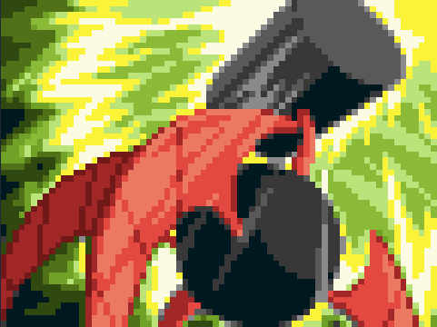 流星のロックマン3 ハンマーウェポン１