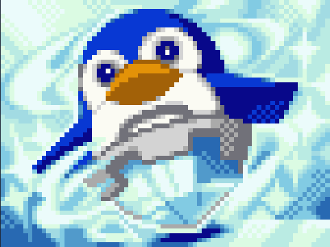 流星のロックマン3 アイススピニング１