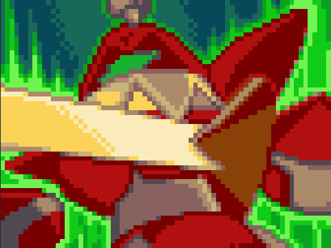 流星のロックマン3 ウッドスラッシュ